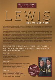 Lewis: Der Oxford Krimi Staffel 1-3, 13 DVDs
