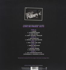 Deep Purple: Live In Paris 1975 (remastered), 3 LPs