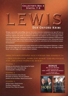 Lewis: Der Oxford Krimi Staffel 7-9, 12 DVDs