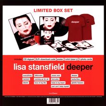 Lisa Stansfield: Deeper (180g) (Limited Boxset), 2 LPs, 1 CD und 1 T-Shirt