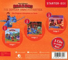 Dragons - Die jungen Drachenretter: Starter-Box 1 (Folge 1-3), 3 CDs