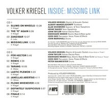 Volker Kriegel (1943-2003): Inside: Missing Link, 2 CDs