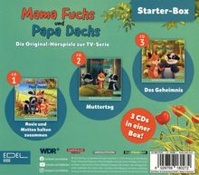 Mama Fuchs und Papa Dachs: Starter-Box (Folge 1-3), 3 CDs