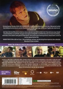 Oben: „NEW YORK FESTIVALS GRAND TV & FILM AWARDS 2026“.  
Text: Beschreibung einer Serie namens "HUNDERTDREIZEHN".  
Unten: Filmszenen mit Schauspielern, Logos von Produktionsfirmen.