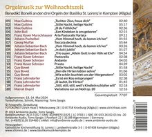 Orgelmusik zur Weihnacht, CD