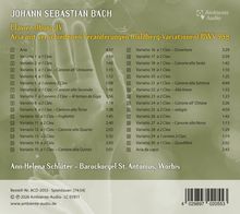 Johann Sebastian Bach, Clavier-Übung IV, Goldberg-Variationen BWV 988. Interpret: Ann-Helena Schlüter.