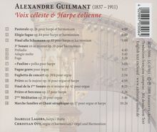 Felix Alexandre Guilmant (1837-1911): Werke für Harfe &amp; Harmonium "Voix celeste &amp; Harpe eolienne", CD