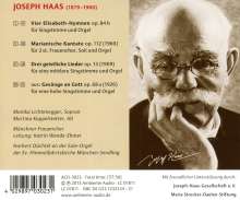 Joseph Haas (1879-1960): Marianische Kantate  op.112 für Soli, 2stimmigen Frauenchor &amp; Orgel, CD