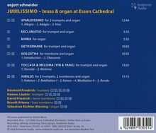 Enjott Schneider (geb. 1950): Musik für Blechbläser &amp; Orgel "Jubilissimo", CD