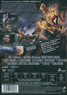 Starship Troopers: Invasion, DVD