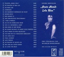 Georg Kreisler (1922-2011): Heute Abend: Lola Blau (Musical für eine Schauspielerin), CD