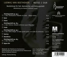Ludwig van Beethoven (1770-1827): Messe C-Dur op.86 (Bearbeitung für Soli, Kammerchor &amp; Klavierquintett), CD