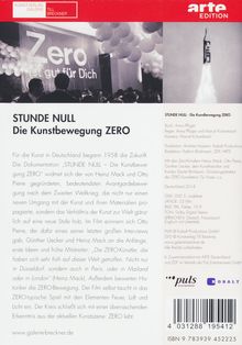 Stunde Null - Die Kunstbewegung ZERO, DVD