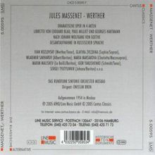 Jules Massenet (1842-1912): Werther (in russ.Spr.), 2 CDs