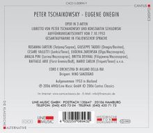 Peter Iljitsch Tschaikowsky (1840-1893): Eugen Onegin (in ital.Spr.), 2 CDs