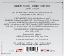 Giacomo Puccini (1858-1924): Madama Butterfly (in deutscher Sprache), 2 CDs