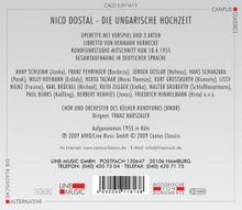 Nico Dostal (1895-1981): Die ungarische Hochzeit (Gesamtaufnahme), 2 CDs