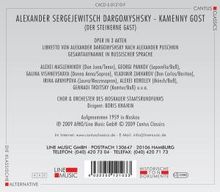 Alexander Dargomyschsky (1813-1869): Der steinerne Gast, 2 CDs