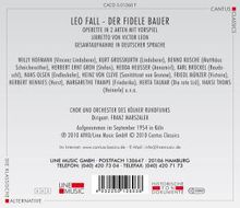 Leo Fall (1873-1925): Der fidele Bauer, 2 CDs