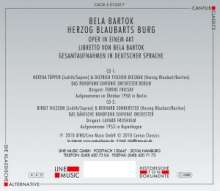 Bela Bartok (1881-1945): Herzog Blaubarts Burg (2 Gesamtaufnahmen), 2 CDs
