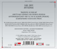 Carl Orff (1895-1982): Antigonae, 2 CDs