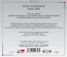 Peter Iljitsch Tschaikowsky (1840-1893): Pique Dame (in deutscher Sprache), 2 CDs