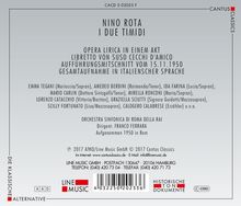 Nino Rota (1911-1979): I Due Timidi, 2 CDs