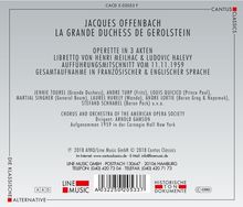 Jacques Offenbach (1819-1880): La Grande Duchesse de Gerolstein (in französischer &amp; englischer Sprache), 2 CDs