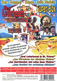 Die Lederhosen Super-Box, 4 DVDs