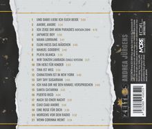 Texte: Titelliste mit Songs und Laufzeiten. Auf der rechten Seite steht "ZEITLOS" und "ANDREA JÜRGENS".