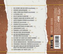 Titel einer Trackliste mit 20 Liedern, darunter "LA PALOMA (LIVE)", "HEIMWEH (NEUAUFNAHME)" und "ZUFIEDENHEIT (LIVE)".