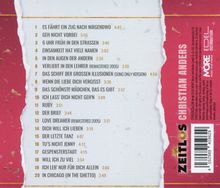 Playlist mit 20 Titeln, z.B. "Es fährt ein Zug nach Nirgendwo". Rechts steht "ZEITLOS CHRISTIAN ANDERS".