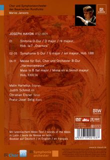 Joseph Haydn (1732-1809): Messe Nr.14 "Harmoniemesse", DVD