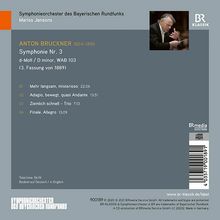 Anton Bruckner (1824-1896): Symphonie Nr.3, CD
