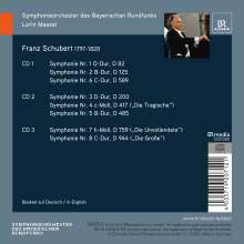 Franz Schubert (1797-1828): Symphonien Nr.1-8, 3 CDs