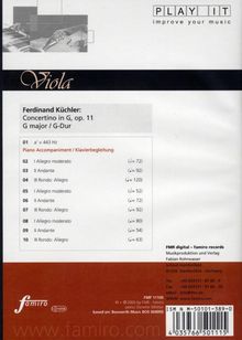 Play-it Studio-CD Viola: Ferdinand Küchler, CD