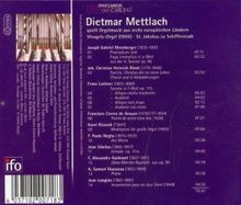 Dietmar Mettlach - Europäische Orgelmusik, CD