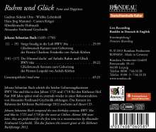 Johann Sebastian Bach (1685-1750): Kantaten BWV 36a &amp; 66a, CD
