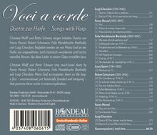 Christine Wolff &amp; Britta Schwarz - Voci a corde (Duette zur Harfe), CD