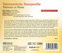 Georg Philipp Telemann (1681-1767): Telemannische Hauspostille, CD