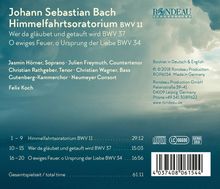 Johann Sebastian Bach (1685-1750): Himmelfahrts-Oratorium (Kantate) BWV 11, CD