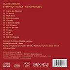 Gloria Bruni (geb. 1955): Symphonie Nr. 1 "Ringparabel", CD