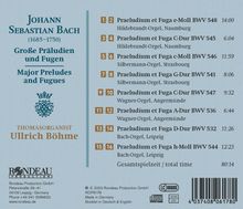 Johann Sebastian Bach (1685-1750): Präludien &amp; Fugen BWV 532,534,541,544-548, CD