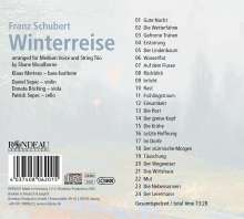 Franz Schubert (1797-1828): Winterreise D.911 (für Bassbariton &amp; Klaviertrio), CD