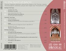 Johannes Lang - In the Spirit of BACH, CD