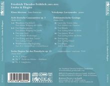 Friedrich Theodor Fröhlich (1803-1836): Lieder, CD