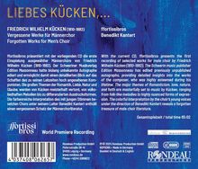 Friedrich Wilhelm Kücken (1810-1882): Werke für Männerchor - "Liebes Kücken...", CD