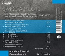 Swiss Aspects - Orchestermusik aus dem Aargau, Super Audio CD