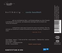 Carola Bauckholt (geb. 1959): Hellhörig, Super Audio CD