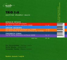 Trio 3:0 - Austrian Chamber Music, CD